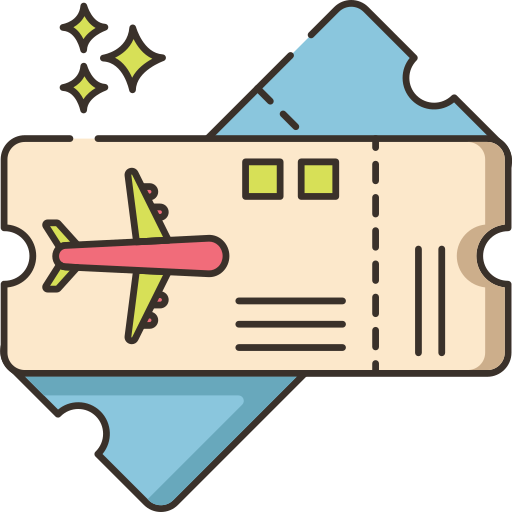Home airplane ticket
