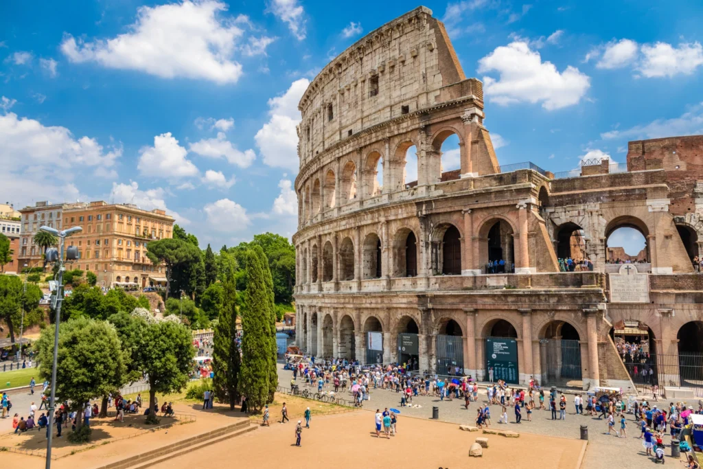 Destinations colosseum daylight rome italy