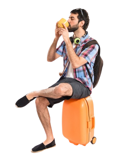 Home tourist drinking coffee 1368 7001 removebg preview 1